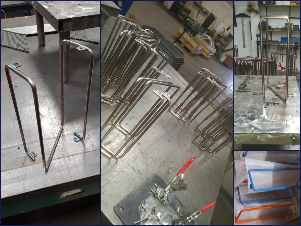 AWBL manufacturing the bent wire shelf supports