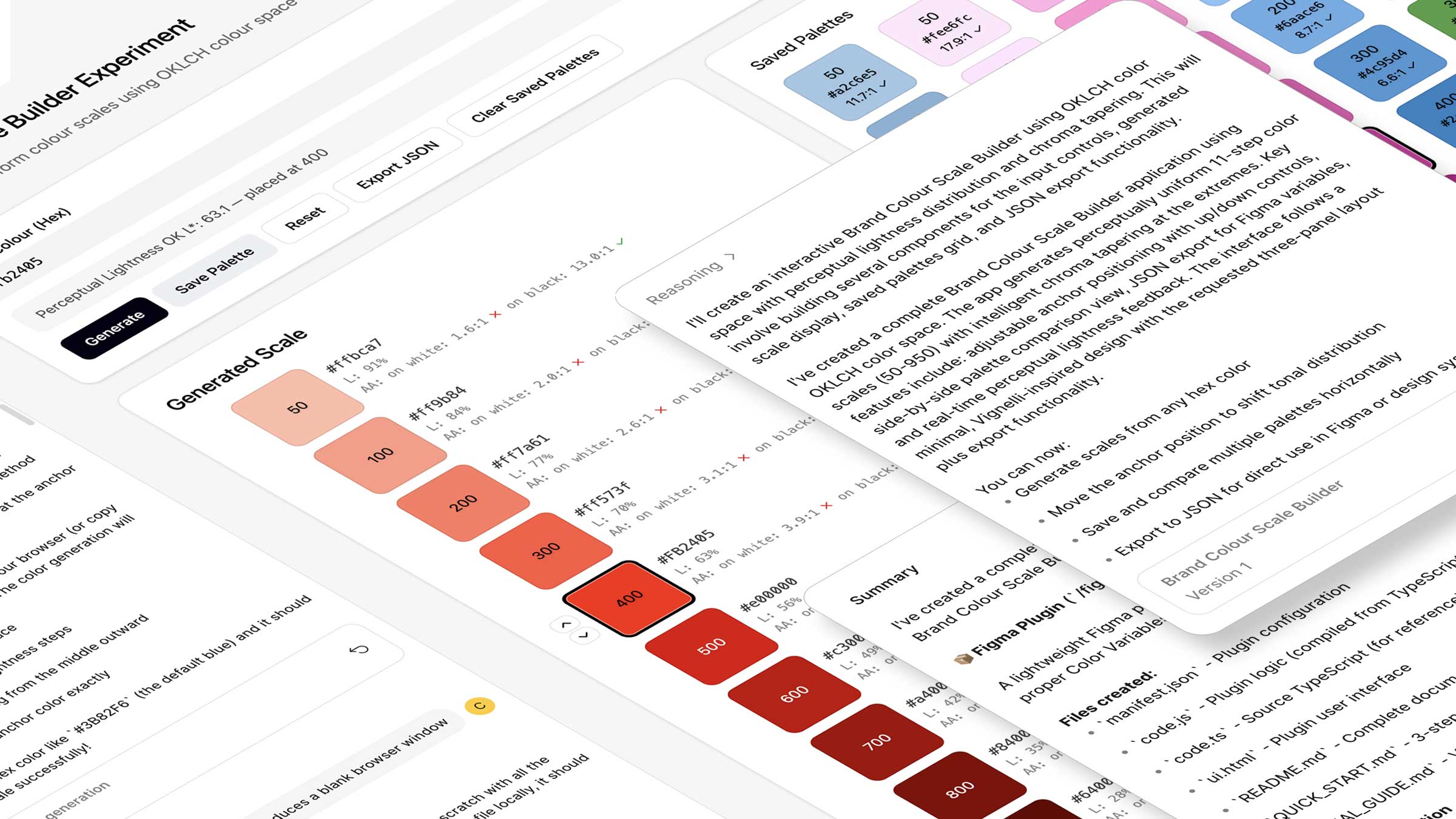 Collage of Figma Make Prompts arranged isometrically