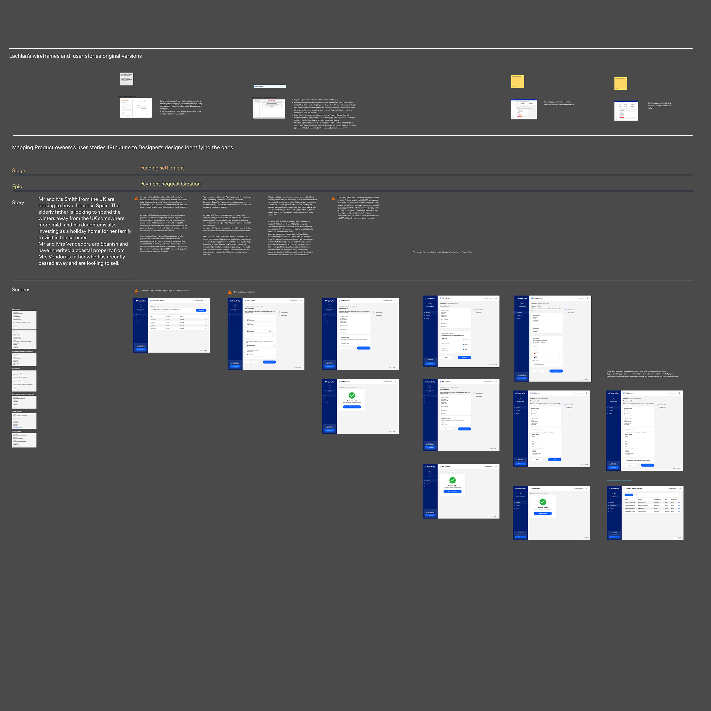 Stories and screenflows